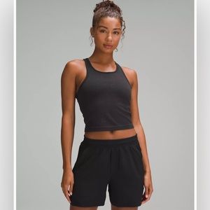 NWT - Lululemon Ebb to Street Cropped Racerback tank - size 6